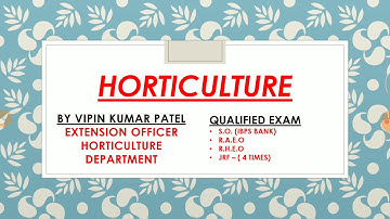 Horticulture part -15 for jrf srf net phd afo raeo rheo and other agriculture exam