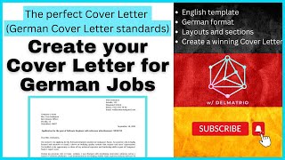 Famous How to write your Cover Letter with German Format (Anschreiben) | English template Net Worth