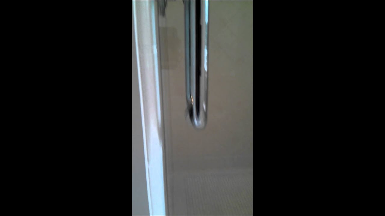 frameless shower door YouTube