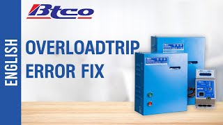 How to Fix Overload Trip Error on BTCO Submersible Motor Starters - English Tutorial