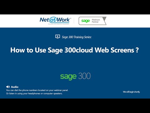 Video: Sage 300 bulutga asoslanganmi?