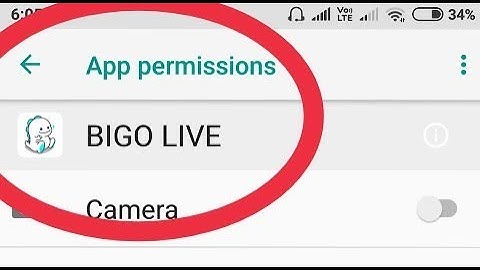 Fix Bigo Live Problem Solve || And All Permission Allow Bigo Live in Xiaomi Redmi Note 5 Pro