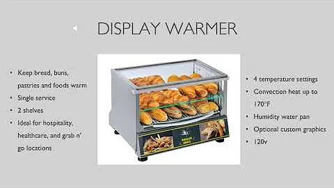 Equipex Warming-Chilled-Ambient Displays