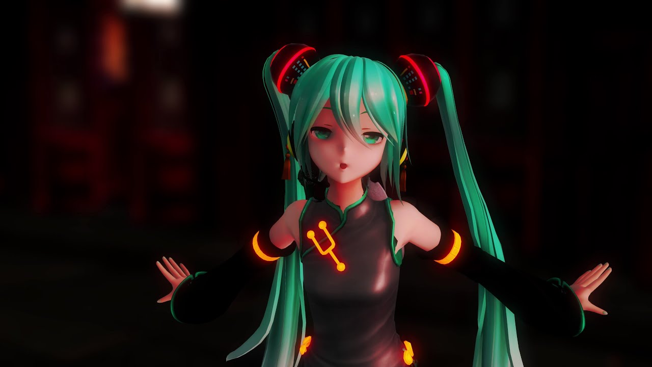 【 MMD 】 キミノヨゾラ哨戒班 / Miku / 4k60p