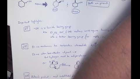 Organic 1 Lab Dehydration of Alcohol Prelab