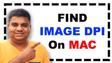 How to Find DPI of Image on MAC