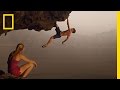 Gorgeous rock climbing in oman  national geographic