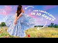 Sewing my Dream Dress | DIY Pleated Cup Bustier Dress