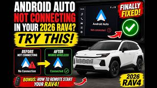 Android Auto NOT Connecting in Your 2026 Rav4? TRY THIS!