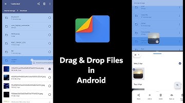 Drag & Drop Files in Android | Google Files, Google Photos, Google Drive
