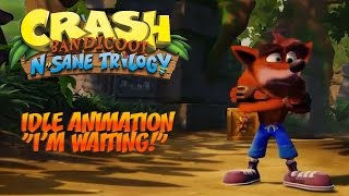 Crash Bandicoot N. Sane Trilogy - New Idle Animation | Sound Version