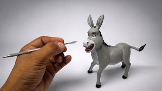 I Sculpted Donkey from Shrek with Polymer Clay! 🫏 | Disney Clay Art