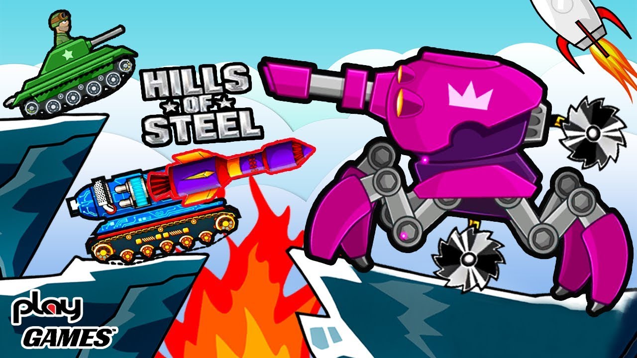 ТЫ не ПРОЙДЕШЬ! Устроили РАЗГРОМ АРАХНИДА! Обновление ОНЛАЙН танки Хилс оф Стил на канале Play Games