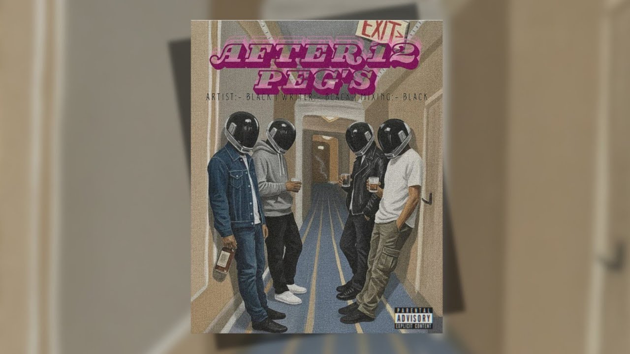 BLACK ZONE - AFTER 12 PEG'S | NEW OFFICIAL RAP SONG | LYRICS VIDEO 