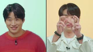 Lee Je-hoon, Ahn Jae-hong, Choi Woo-shik, Park Jeong-min, and Park Hae-soo play Jenga [ENG SUB]