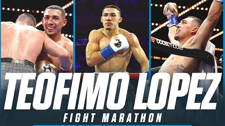 The Best Fights Of Teofimo Lopez's Career So Far | FIGHT MARATHON