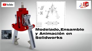 Modelado y ensamble Gripper en Solidworks
