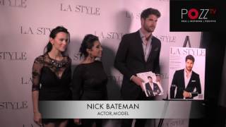 Nick Bateman unveiling cover of LA Style Magazine