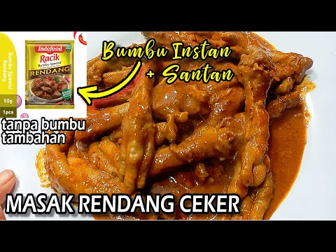Resep Rendang Ceker Ayam