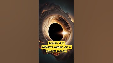 A.I. Shows inside of a black hole 😦🕳️ #blackhole #ai #artificialintelligence #chatgpt #midjourney