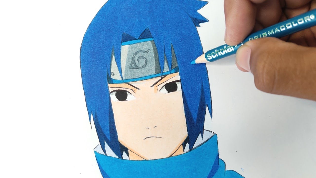 Detalle 10+ imagen dibujos de sasuke a color