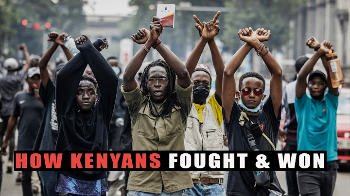 How Kenyans Fought The Government & Won.  Lessons For Other Africans