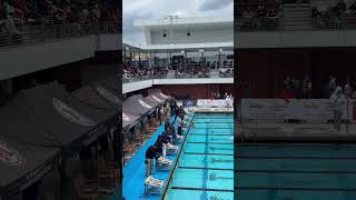 CIF Prelims 2026 Kennedy High School La Palma 400 yard freestyle- Allan Webber Arias wins his heat