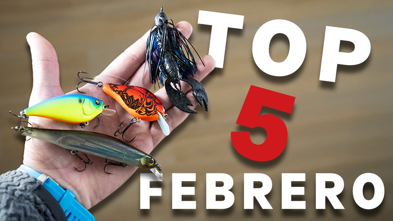Los 5 MEJORES señuelos para PESCAR Black Bass en FEBRERO 🔥