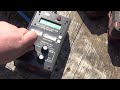 Red thunder CB radio aerial setup SWR test on magmount