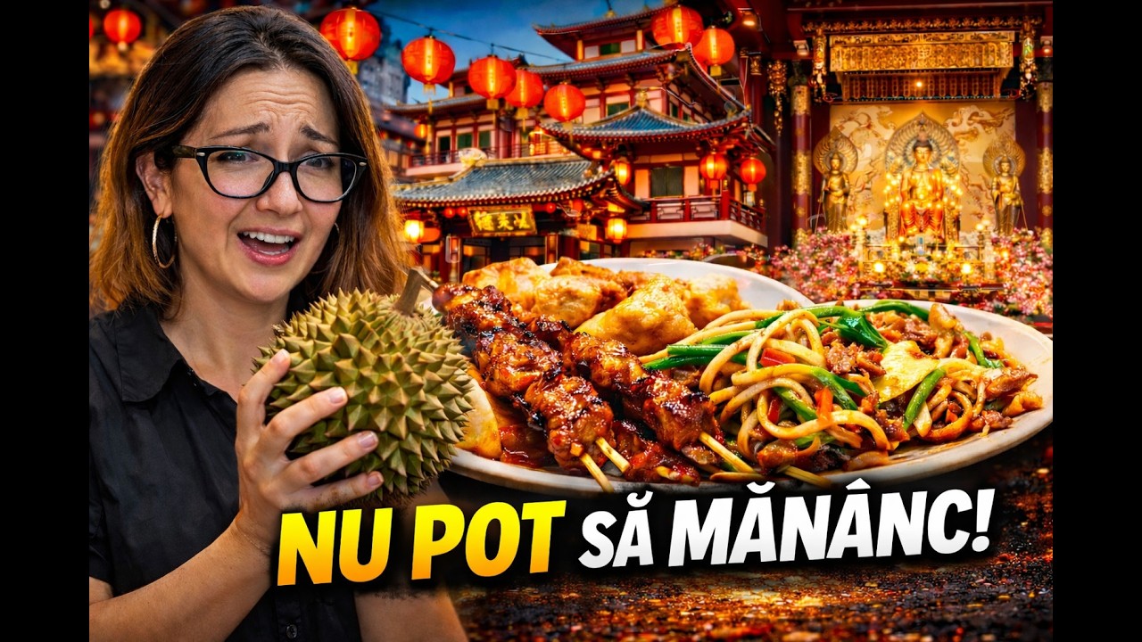 China Town Singapore: mâncare stradală, templu și… durianul pe care nu l-am putut mânca