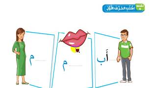 أنشطة حرف الباء و حرف الفاء KG1 كي جي 1 لغة عربية المنهج الجديد 2020 كتابة كلمات