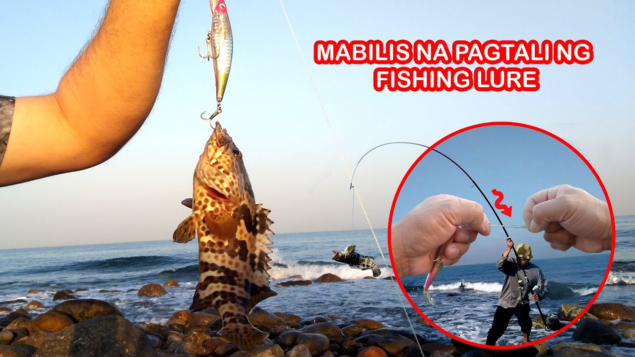 Tutorials on how to knot the fishing lure YouTube