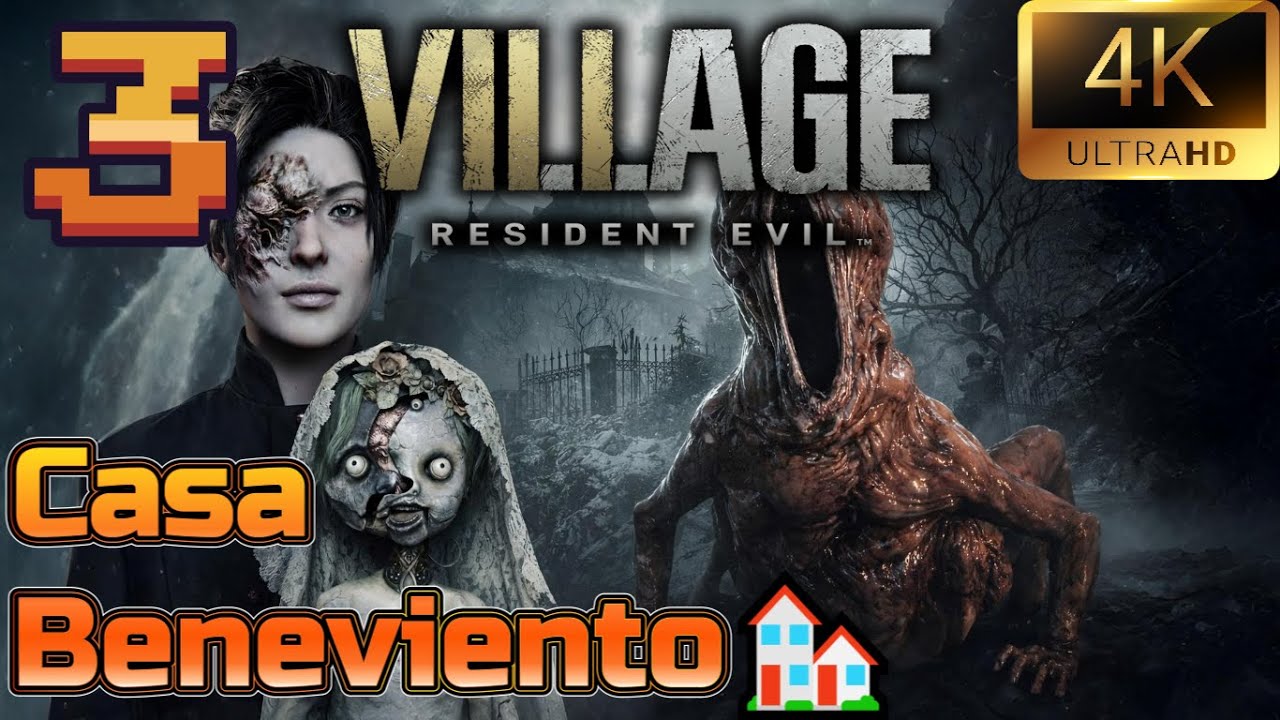 Resident Evil 8 Village ☣️| Casa Beneviento 🏘️| Hardcore | No Comentado | PC | 4K - 60 FPS