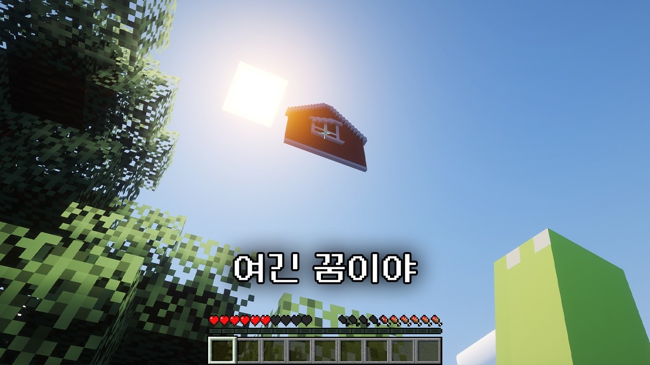 마인크래프트 동떨어진 꿈속으로 들어갔습니다...