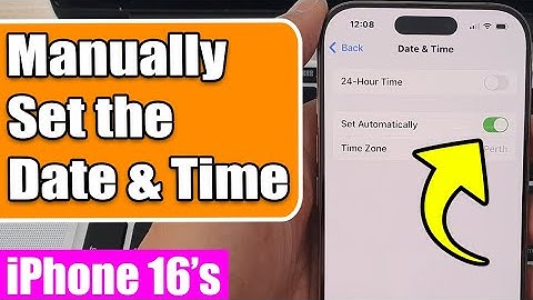 🕒iPhone 16/16 Pro Max: How to Manually Set Date & Time | iOS 18