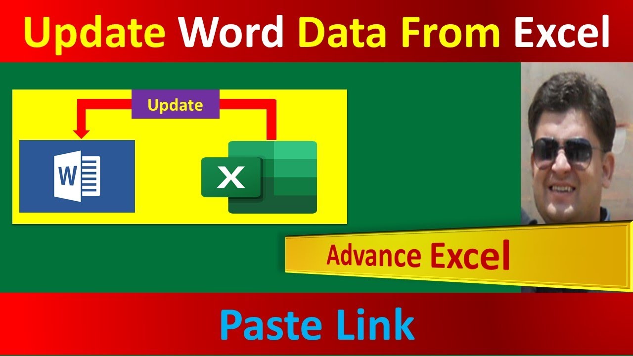 Automatically Update Word File From Excel Data Link Excel Sheets Or