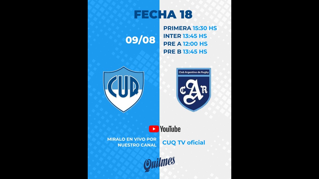 2025 - CUQ vs CAR - Fecha 18 URBA - 9/8/2025 - YouTube