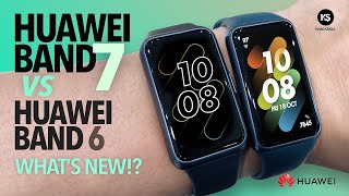 Huawei Band 7 vs Huawei Band 6 - What's New? Review and Comparison, Watch this Before you Buy!
