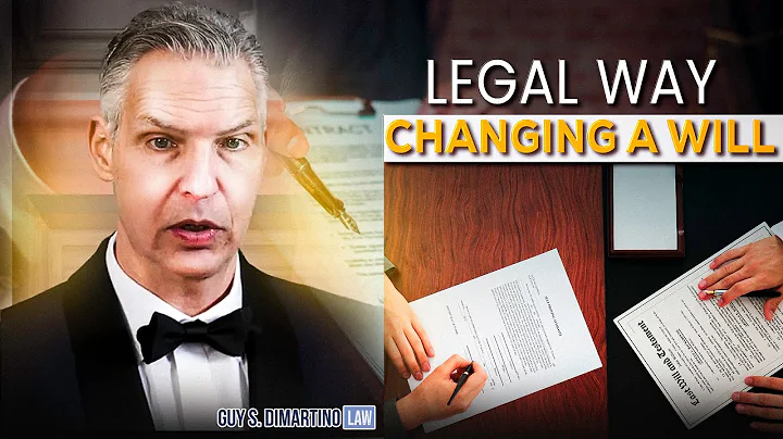 How Do You Change Your Will? | @GuyDiMartinoLaw