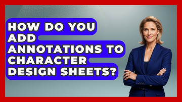 How Do You Add Annotations To Character Design Sheets? - The Virtual Art Desk