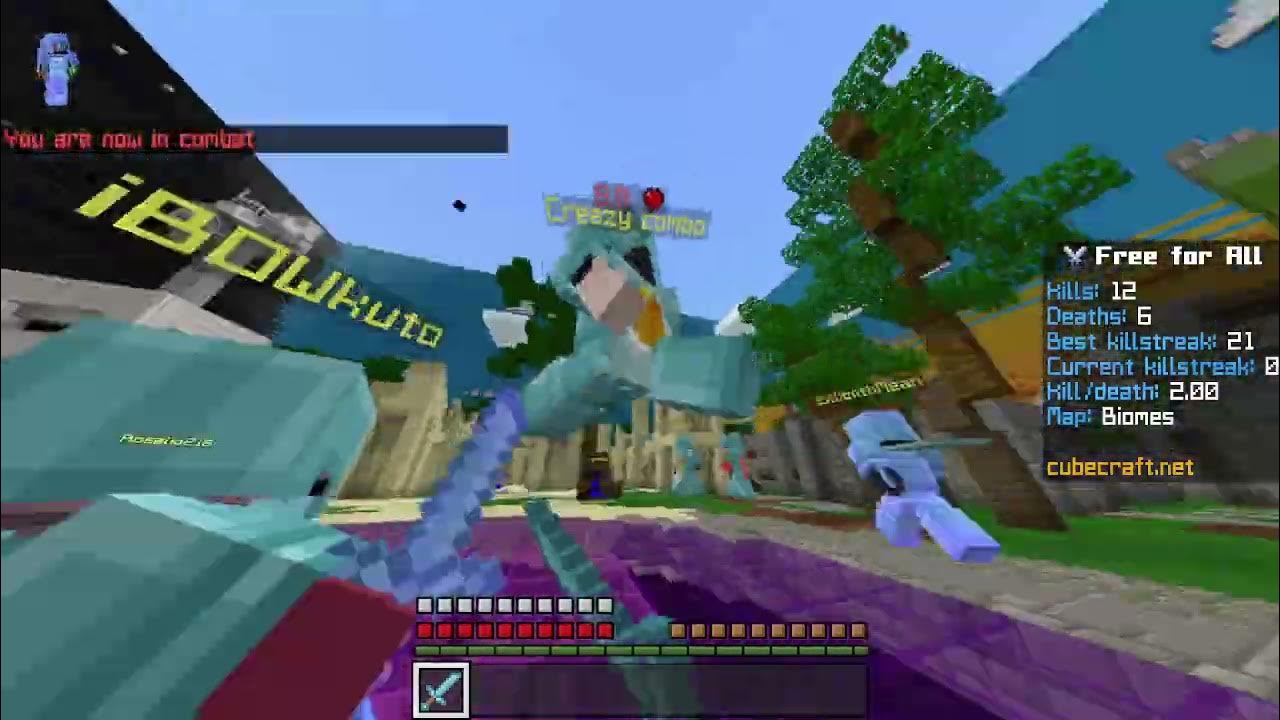Cubecraft Battle Arena FFA episode 3 YouTube