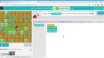 Code org   Express Course 2018  Coding with Angry Birds #3   Google Chrome 3 9 2019 11 21 19 PM
