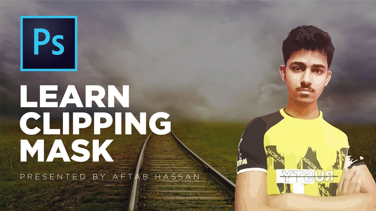 Clipping Mask - Adobe Photoshop CC 2018 Complete Course in Urdu / Hindi ...