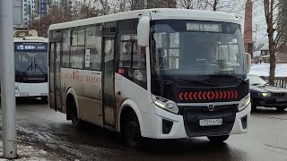 Поездка на автобусе 14 маршрут ПАЗ-320435-04 Vector Next гос Т731ТЕ124 г.Красноярск