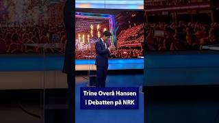 Trine Overå Hansen i Debatten på NRK