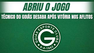 Técnico do Goiás celebra vitória diante do Náutico e revela "semana passada no clube"