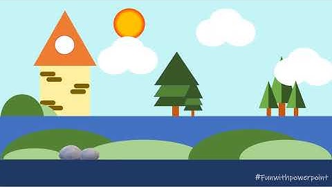 Rising Sun Animation using Powerpoint