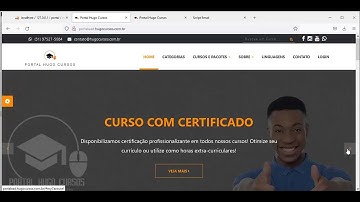 Apresentação do Sistema Portal EAD / Portal de Cursos PHP 8