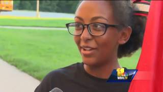 Anne Arundel County students greeted on first day of school