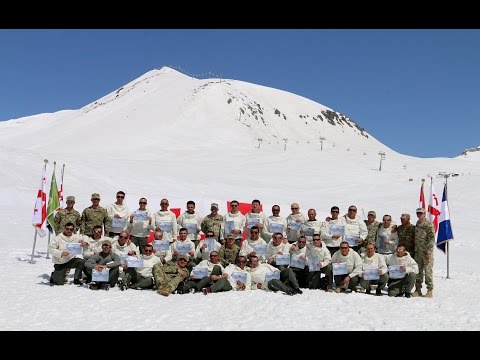 გდდ-ს წარმომადგენლებმა სამთო წვრთნები გაიარეს